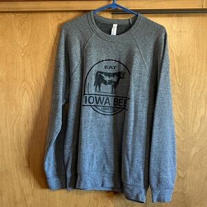 Gray Iowa Beef Sweatshirt